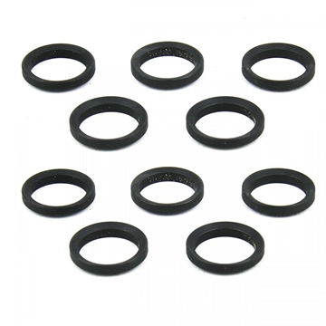 Picture of Tacfire AR-10 Muzzle Brake Crush Black Washers - 10/ct MAR060B