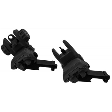 Picture of Tacfire AR-15 45 Degree/Low Profile Pop Up Sights Black Polymer IS008B-45