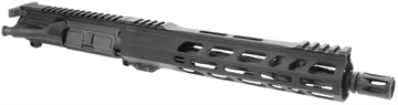 Picture of TacFire BU-556-10 Pistol Upper Assembly 5.56x45mm NATO Caliber with 10" Black Nitride Barrel, Black Anodized 7075-T6 Aluminum Receiver & M-LOK Handguard for AR-Platform Includes Bolt Carrier Group BU55610
