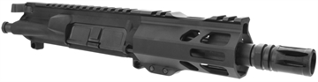 Picture of TacFire BU-556-5 Pistol Upper Assembly 5.56x45mm NATO Caliber with 5" Black Nitride Barrel, Black Anodized 7075-T6 Aluminum Receiver & M-LOK Handguard for AR-Platform Includes Bolt Carry Group BU5565