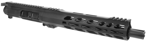Picture of TacFire BU-9MM-10 Pistol Upper Assembly 9mm Luger Caliber with 10" Black Nitride Barrel, Black Anodized 7075-T6 Aluminum Receiver & M-LOK Handguard for AR-Platform Includes Bolt Carrier Group BU9MM10
