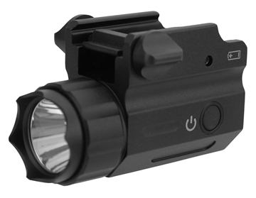 Picture of TacFire 360 Lumen Pistol Flashlight (Full-Sized) Black White CREE LED FLP360F