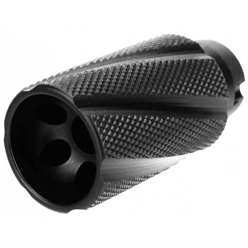 Picture of Tacfire Knurled Linear Compensator Flash & Concussion Forwarder 7.62x39 14x1 LH Black MZ2023