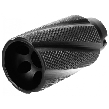 Picture of Tacfire Knurled Linear Compensator Flash & Concussion Forwarder 7.62x39 14x1 LH Black MZ2023