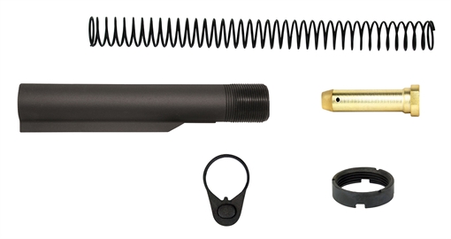 Picture of TacFire AR-15 6-Position Mil-Spec Buffer Tube Kit with Standard End Plate MAR047-A MAR047A