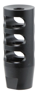 Picture of TacFire Compact Compensator Black Nitride Steel with 5/8"-24 tpi Threads, 2.50" OAL & 1" Diameter for 308 Win AR-10 MZ10023B