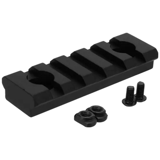 Picture of Tacfire Picatinny MLOK Rail Section 5 Slot Black MAR132-S 686294506000
