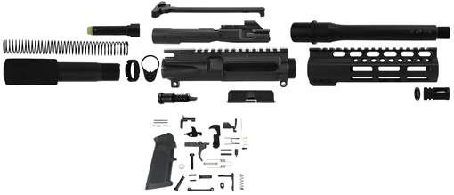 Picture of TacFire AR Build Kit Pistol 45 ACP AR-10 Black Nitride Steel 5/8"-24 tpi *Sports South Exclusive. SSPK45ACPLPK