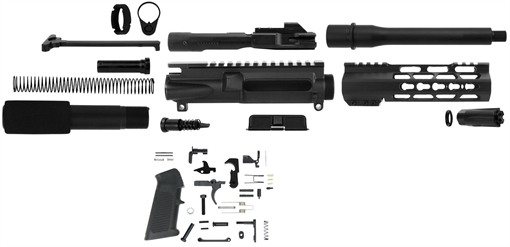 Picture of TacFire AR Build Kit KeyMod 9mm Luger Black Steel SSPK9MMLPK7K