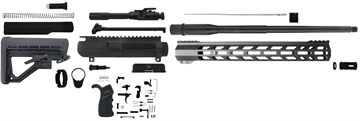 Picture of TacFire AR Build Kit Rifle 308 Win AR-10 Black Nitride Aluminum 5/8"-24 tpi *Sports South Exclusive. SSRK308LPK18BN