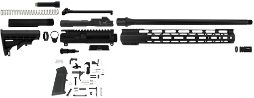 Picture of TacFire AR Build Kit Rifle 45 ACP AR Platform Black Nitride Aluminum *Sports South Exclusive. SSRK45ACPLPK