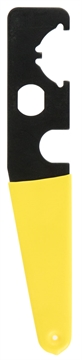 Picture of TacFire Armorer's Stock Wrench Black/Yellow Steel Rifle AR-15 Rubber Handle TL006