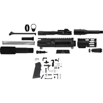 Picture of TacFire Unassembled 9mm Luger 5" Barrel Pistol Build Kit with Lower Parts Kit PK9MM-LPK-5