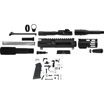 Picture of TacFire Unassembled 9mm Luger 7" Barrel Pistol Build Kit with Lower Parts Kit PK9MM-LPK-7