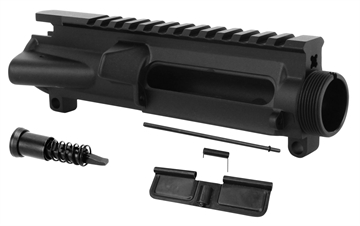 Picture of TacFire Stripped Upper Receiver 5.56x45mm NATO 7075-T6 Aluminum Black Anodized Receiver for AR-15 UP01C