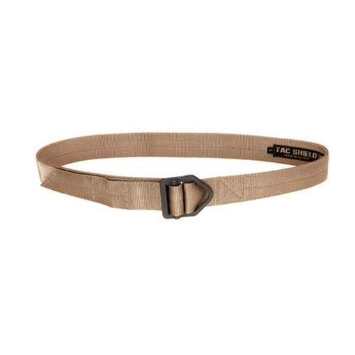 Picture of Tacshield Tactical Riggers Belt Coyote Webbing 30-34" 1.75" Wide Rigger Buckle Closure T32SMTN