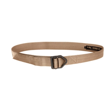Picture of Tacshield Tactical Riggers Belt Coyote Webbing 30-34" 1.75" Wide Rigger Buckle Closure T32SMTN