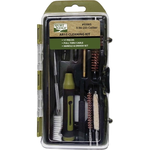 Picture of SPORT RIDGE AR15 17PC RIFLE CLEANING KIT HARD CASE 03965