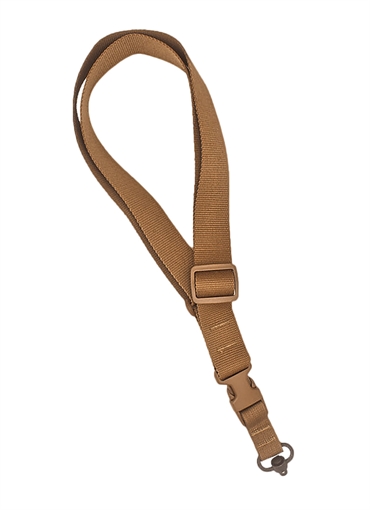 Picture of TacShield CQB Single Point Sling QD Push Button Swivel Coyote Brown T6006CY