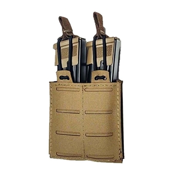 Picture of TacShield RZR Molle Double Pistol Magazine Pouch Coyote Brown T3667CY
