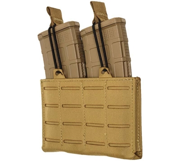 Picture of TacShield RZR Molle Double Rifle Magazine Pouch Coyote Brown T3567CY