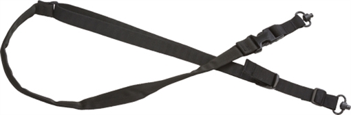 Picture of TacShield Tactical 2 Point Quick Adjust Sling Padded QD Push Button Swivel Black T6045BK
