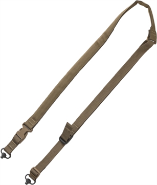 Picture of TacShield Tactical 2 Point Quick Adjust Sling Padded QD Push Button Swivel Coyote Brown T6045CY
