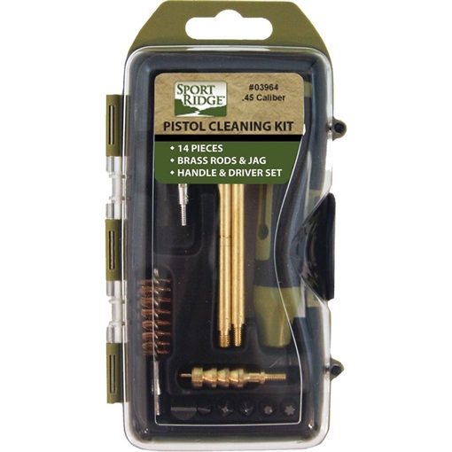 Picture of TacShield Sport Ridge 14pc Pistol Cleaning Kit Hard Case 45 Cal 3964