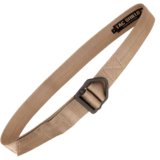 Picture of Tacshield Tactical Riggers Belt Coyote Webbing 42-46" 1.75" Wide Rigger Buckle Closure T32XLTN