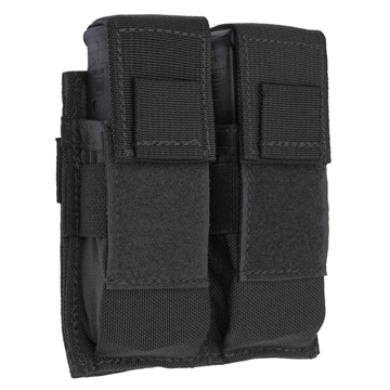 Picture of Tacshield Universal Double Pistol Mag Pouch Black 1000D Nylon T3602BK