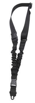 Picture of Tacshield Shock Sling Black Webbing Single-Point Rifle/Shotgun T6010BK