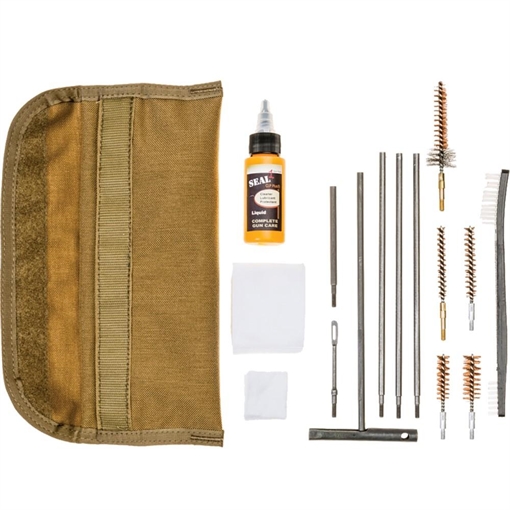 Picture of SPORT RIDGE UNIVERSAL FIELD CLEANING KIT13PC.W SEAL 1 CLP PLUS .556.2239MMN COYOTE 03961U