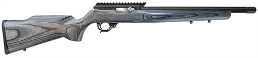 Picture of Tactical Solutions X-Ring VR Laminate, Semi-automatic Rifle, 22 LR, 16.5" Threaded Barrel, 1/2x28 Thread Pitch, Matte Finish, Black, Pepper Laminated Hardwood BOYDS Stock, 1 Magazine, 10 Rounds ATE2-MB-B-Y-PP ATE2MBBYPP