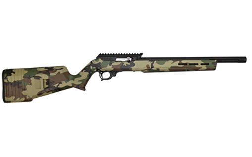 Picture of TacSol X-Ring VR Rifle .22 LR 10rd Capacity 16.5" 1/2x28 Threaded Barrel Woodland Camo ATE2-MOD-B-M-WC