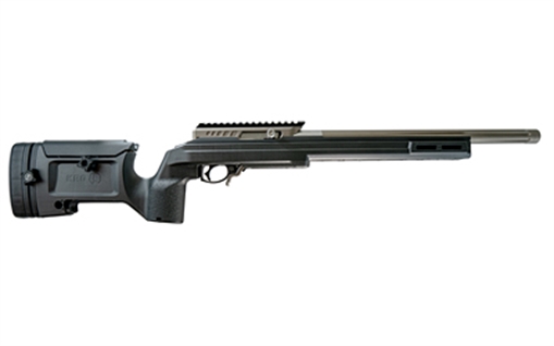 Picture of Tactical Solutions X-Ring VR Gen 2 Precision Bench Rifle, Semi-automatic Rifle, 22 LR, 16.5" Threaded Barrel, 1/2x28 Thread Pitch, Matte Finish, Quicksand, Black KRG BRAVO Chassis, 1 Magazine, 10 Rounds AHD2-QS-X-K-BLK