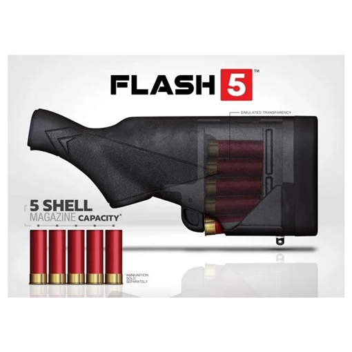 Picture of TACTALOAD FLASH 5 BLACK SHOTGUN BUTTSTOCK FITS ALL REM 870 MODELS TLFL5-R8712