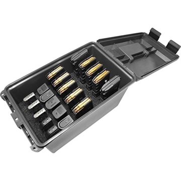 Picture of MTM MAG CAN HOLDS 10 DBL STACK HANDGUN MAGSAND 10 AR-15 MAGS BLK ( 6 PER CASE ) TMCLE