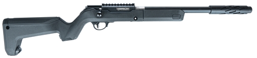 Picture of Tactical Solutions OWYHEE Bolt Action Take Down Rifle, 22 WMR, 12.63" (16.5" OAL) SPX Barrel w/Attached Suppressor Shroud, Threaded 1/2x28, Matte Finish, Black, Magpul X-22 Takedown Backpacker Stock, 1 Magazine, 10 Rounds OHRSBX-TD22WMR-MB-OB-BLK OHRSBXTD22WMRMBOBBLK