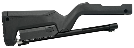 Picture of Tactical Solutions X-Ring Takedown Barrel and Stock Combo 22 LR 16.50" Matte Black Fluted & Threaded with Fiber Optic Sight, Black Magpul Backpacker Stock Fits Ruger 10/22 Takedown TDCMBBBLK