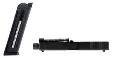 Picture of Tactical Solutions TSG-22 Conversion Kit Compatible w/Glock 19/23/32/38, 22LR Black 4.80" Steel Barrel, Includes Magazine TSGCON19TE