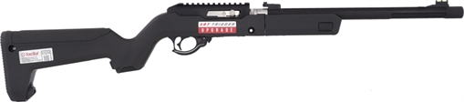 Picture of Tactical Solutions X-Ring VR 22 LR Black Threaded Barrel, Black Scope Rail Aluminum Receiver, Black Synthetic Stock ATD2MBXBBLK