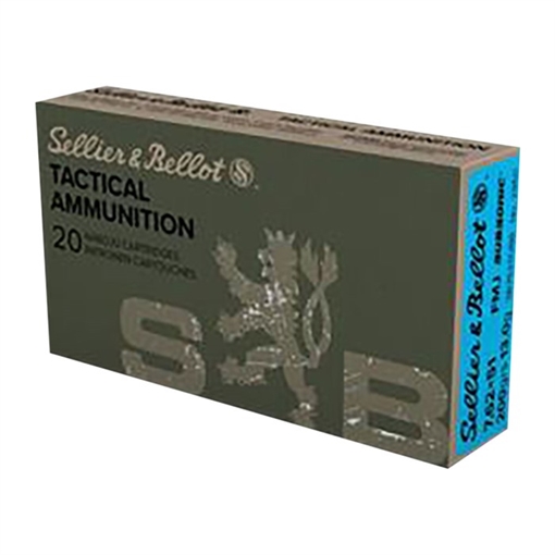 Picture of Sellier & Bellot 7.61X51 200GR FULL METAL JACKET 20/BOX SB762SUBB