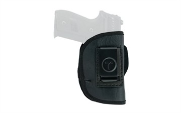 Picture of Tagua The Weightless 4 in 1, IWB/OWB, Multifit Holster, Fits Most Double Stacked Semi-Automatic Pistols, Right Hand, Eco Leather Construction, Black TWHS-H4-520