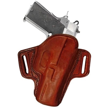Picture of Tagua Gunleather Open Top Belt Holster for Taurus Judge Public Defender Brown Right Hand BH3-142