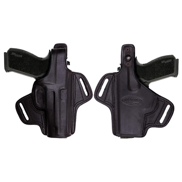 Picture of Tagua Gunleather Thumb Break Belt Holster for Glock 17/22/31/37 Black Right Hand BH1-300