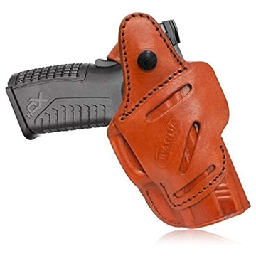 Picture of Tagua Leather 4in1 IWB Holster with Snap for S&W J Frame Brown RH IPHR4-712