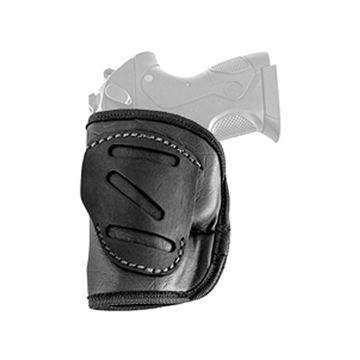 Picture of Tagua Leather Ecoleather Weightless 4 in 1 Open Top Holster for Glock 42/43 Black RH TWHS-H4-355
