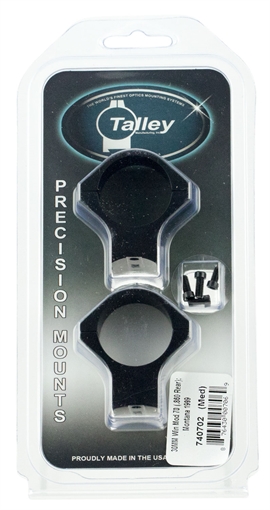 Picture of Talley Manufacturing Light Weight Ring/Base Combo, 30mm Med, Black Finish, Alloy, Fits Winchester Model 70 (.860) Standard Caliber and Short Mag, Montana 1999 740702