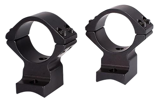 Picture of Talley Scope Mount/Ring Combo Extended Black Anodized 30mm Tube Savage Round Receiver with AccuTrigger (110 Series/A17/A22) Medium Rings 74X725