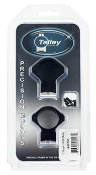 Picture of Talley Scope Mount/Ring Combo Black Anodized 1" Tube Ruger 10/22 Medium Rings 940707